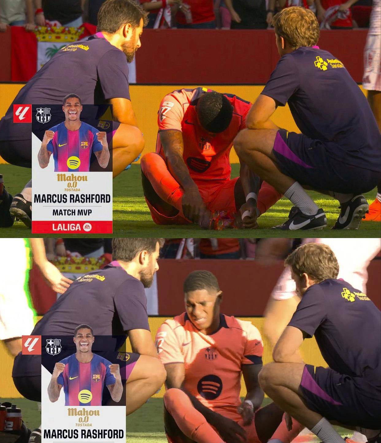 踢了一脚, 据报道